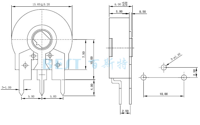 密封式電位器RM150-H1