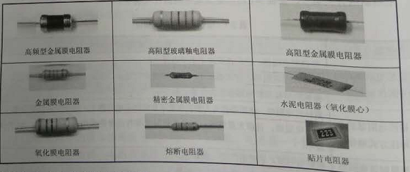 可調電阻器外形特征對比圖